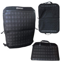 Polaris Ranger Molle Seat Back Panel Pouch System with 2 Zippered Pockets by Bartact
