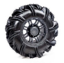 Polaris Ranger Pre-Mounted Outlaw 2 Tire With Gun Metal Gray Glide SBL-8S Wheel by Falcon Ridge