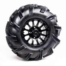 Polaris Ranger Pre-Mounted Outlaw 3 Tire with Silver and Gun Metal Gray Soar HC-8S Wheel by Falcon Ridge