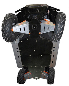 Polaris Ranger XP 1000 Crew  10-Piece Complete Skid Plate Set by Ricochet Off-road