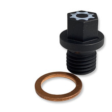 Polaris Ranger ETX Strong Magnetic Engine Drain Plug by Quad Logic
