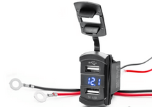 Polaris Ranger 12 V UTV Voltmeter & Dual USB Charger by SuperATV