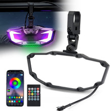 Polaris General 1000 / 4 1000 / 4 XP 1000 1.6-2 RGB LED Rear View Center Mirror with Bluetooth by Kemimoto