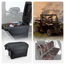 Polaris Ranger 1000/ XP 1000 45L Storage box & Camouflage Seat Cover by Kemimoto