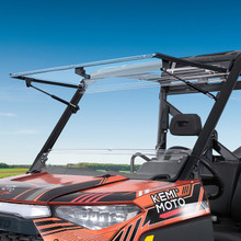 Polaris Ranger XP 900/1000/ XP 1000 2-in-1 Flip Windshield by Kemimoto