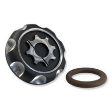 Polaris Ranger 1000 Premium Billet Oil Cap with O-Ring by Quad Logic