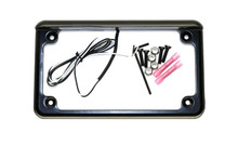 Polaris Ranger 6" Rear 6-LED Lighted License Plate w/ Black Frame by XTC Power Products