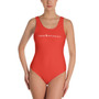 SBA Classic Collection Long Logo One Piece Fitness Body Suit and Bikini in Red