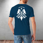 SBA Defenders Collection - Double Sided Print T-Shirt in Steel blue