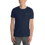 SBA Classic Collection Embroidered Long Logo T-Shirt in Navy Blue