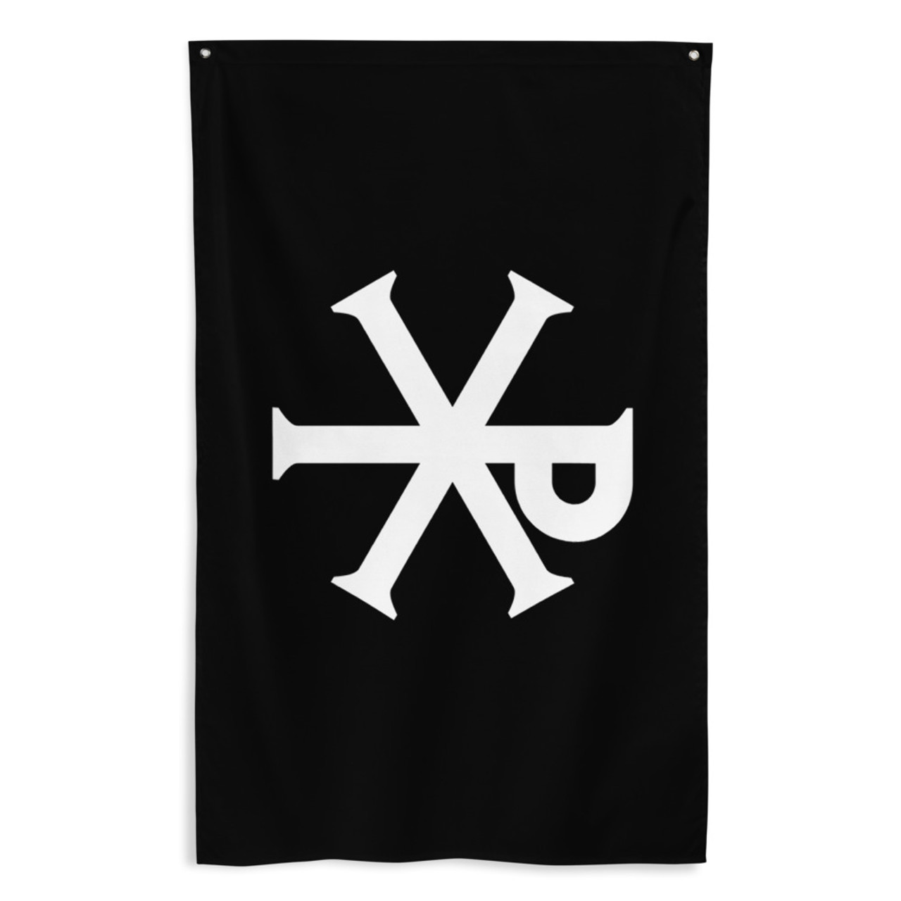 Christian Flag Black Chi Rho Antifa Sticker for Sale by thecamphillips