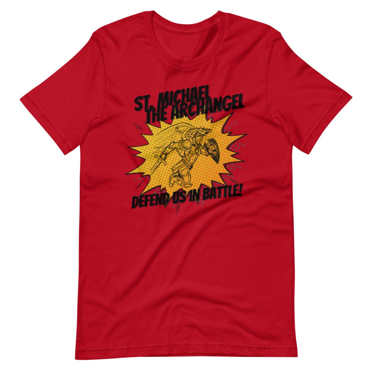 St. Michael Adult T-Shirt - Just Catholic Stuff