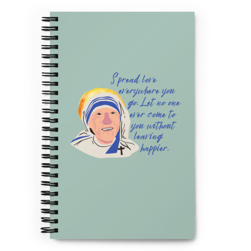 St. Theresa of Calcutta Spiral notebook