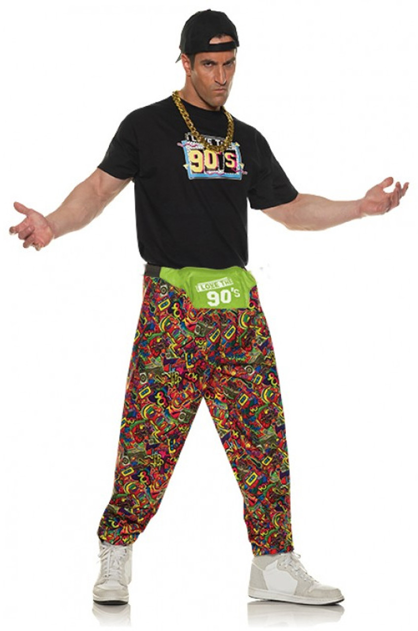 Costume 90's Pants for Men, Adults 90s Costumes