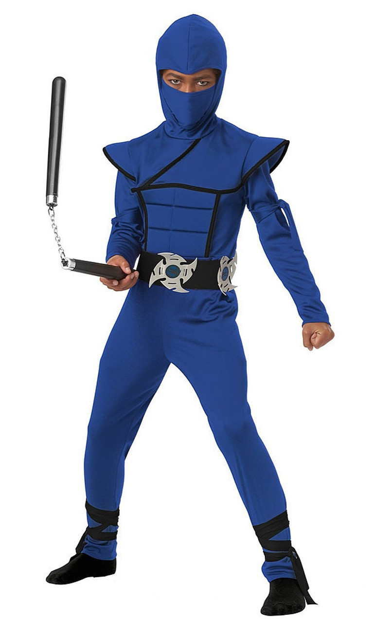 Stealth Blue Ninja Costume