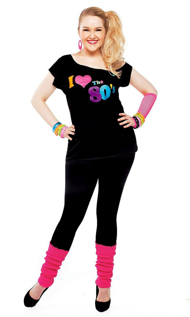 80's Party Girl Plus T-Shirt