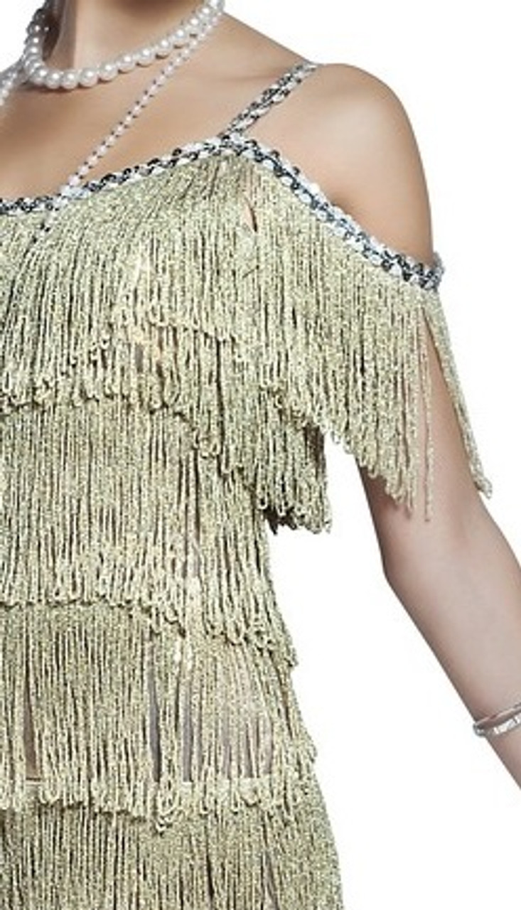 Champagne Flapper Dress