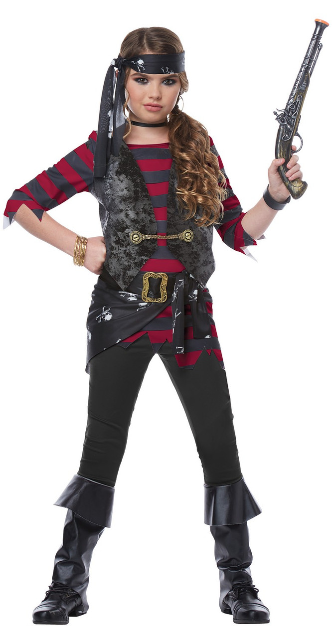 Girls pirate clearance costume