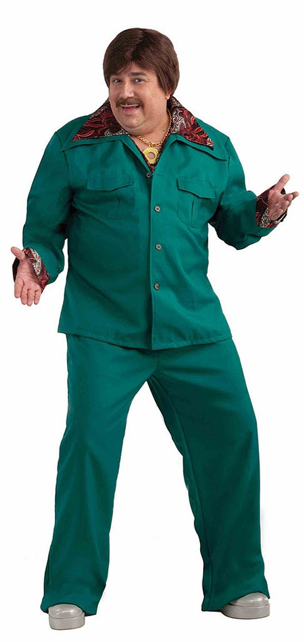 green leisure suit