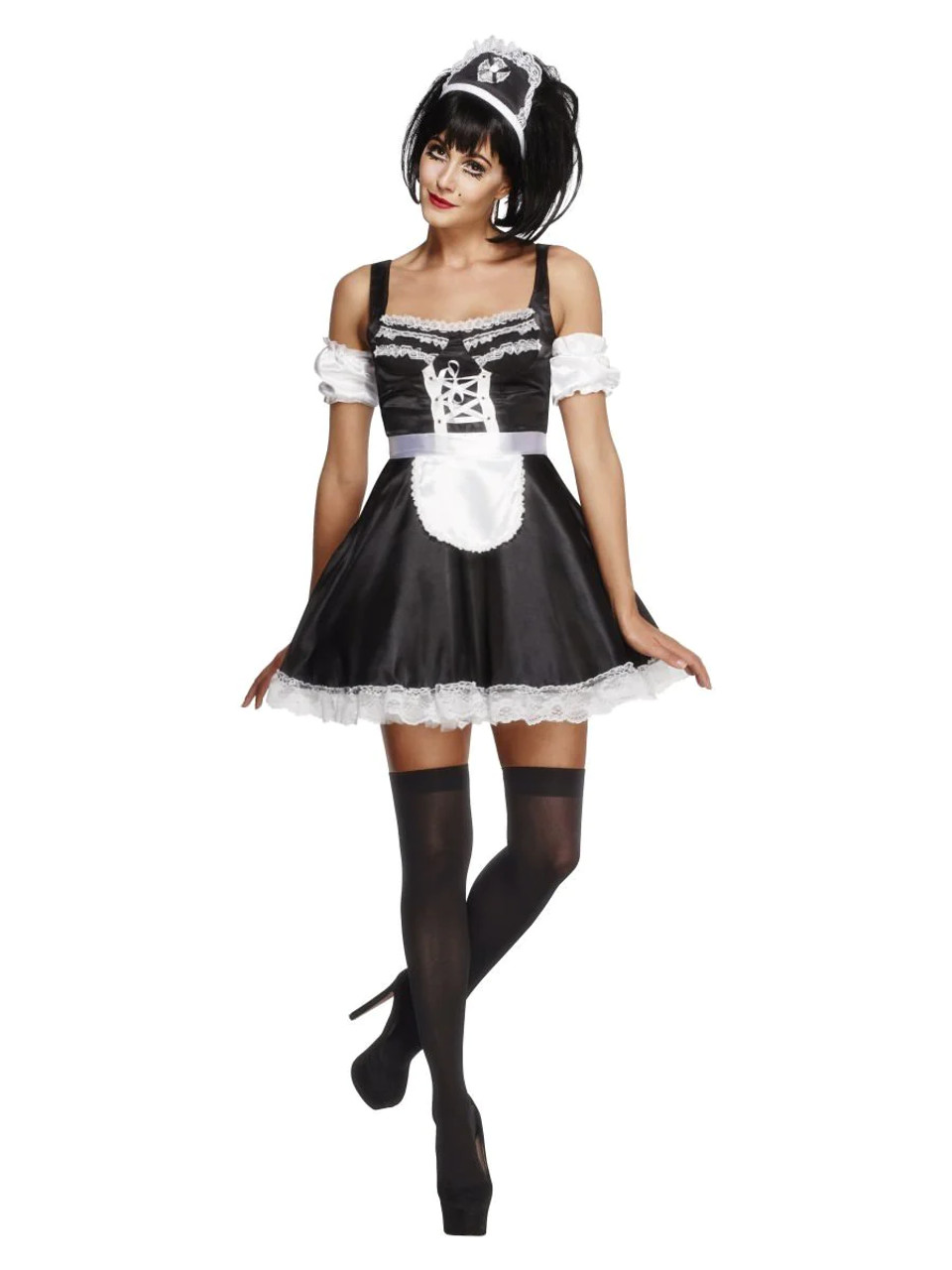 Flirty French Maid Woman Costume, French Maid Costumes
