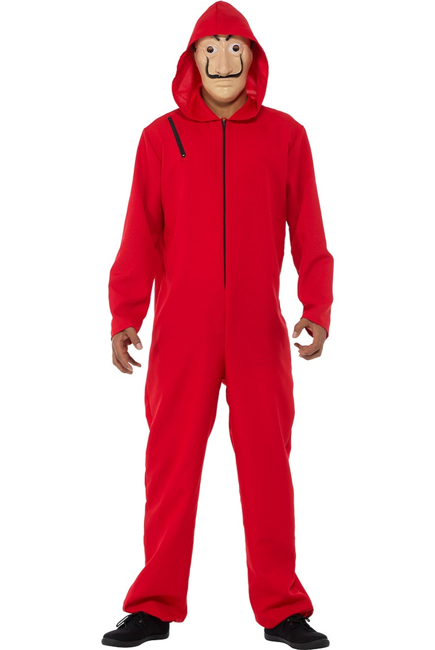 La Casa de Papel/ Money Heist red jumpsuit, Women's Fashion, Dresses &  Sets, Jumpsuits on Carousell