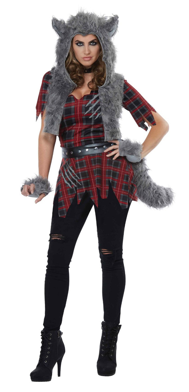  Werewolf Costume Creepy Werewolf Ripping Off Premium T