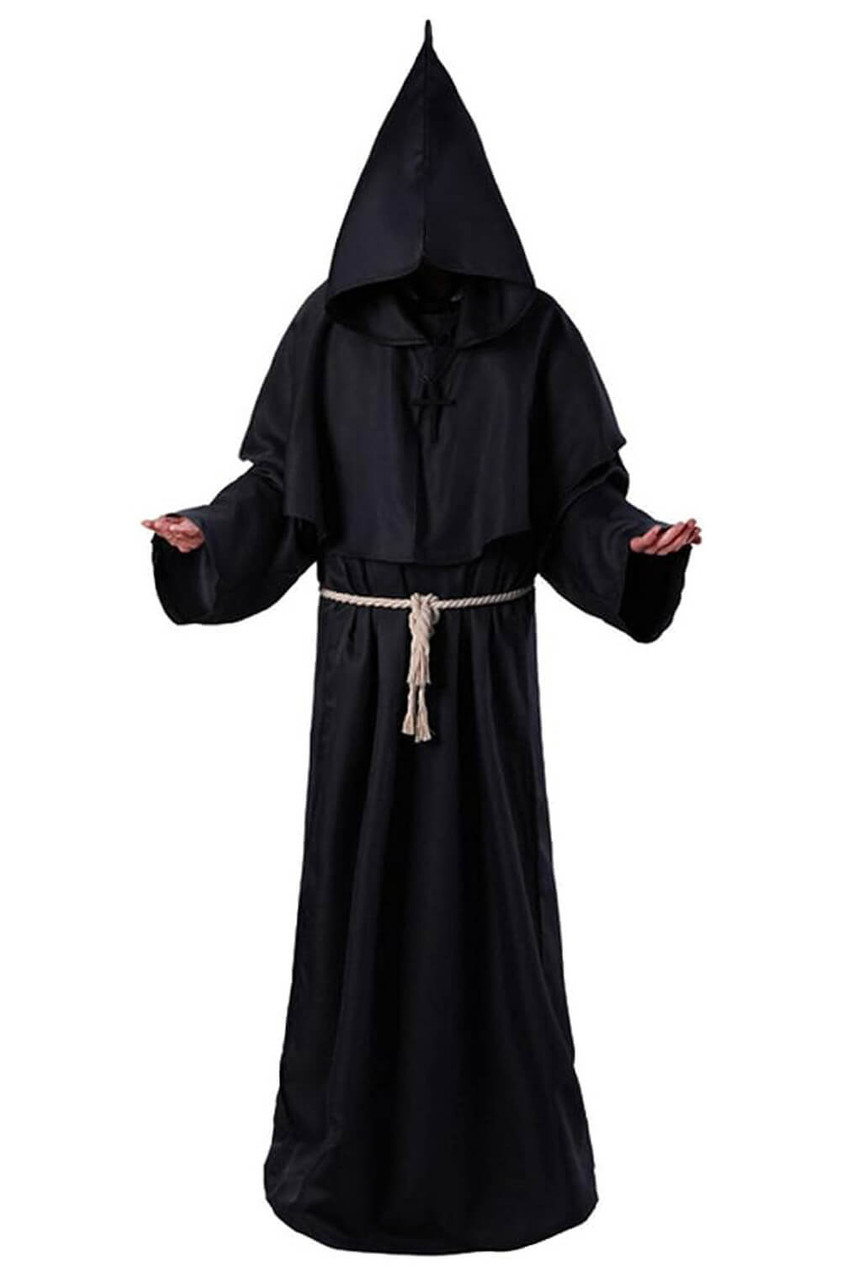 Priest Black Robe Costume Adults Oya Costumes