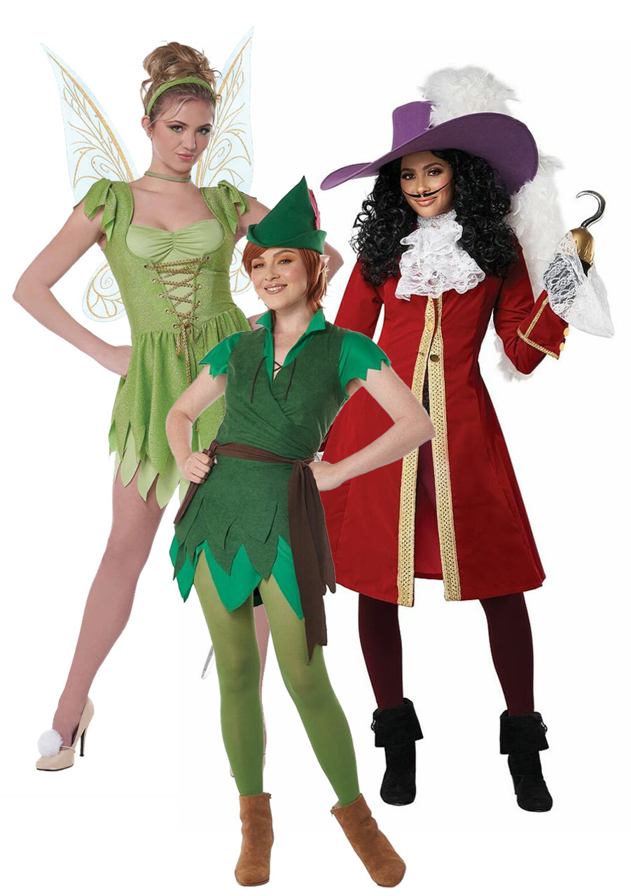 Peter Pan and Captain Hook Couple, Couple Costumes