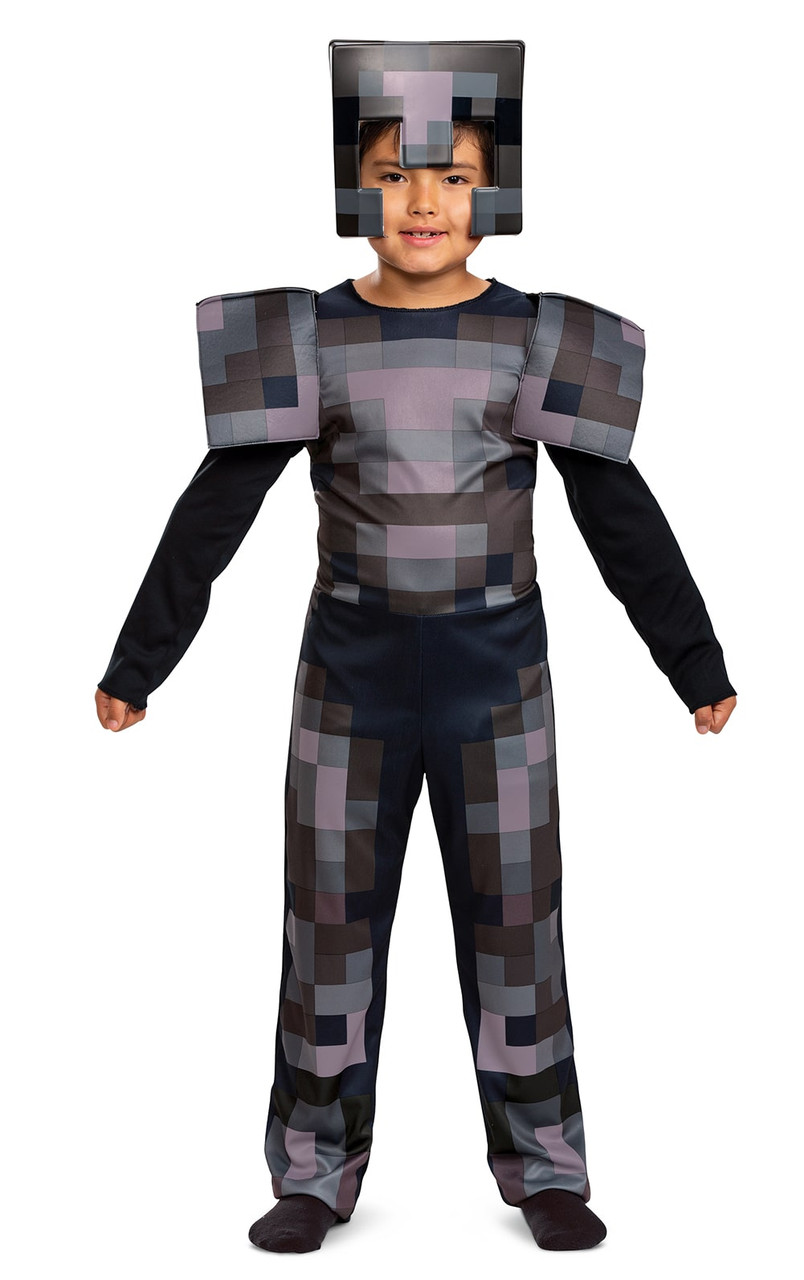 Minecraft Kids Netherite Armor Costume