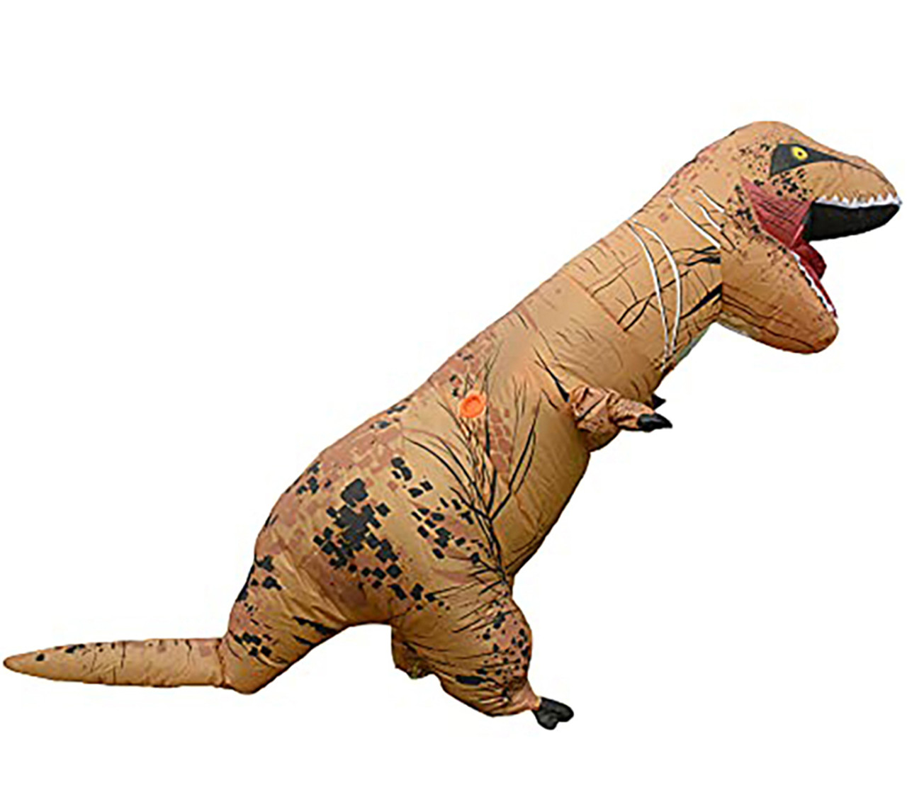 Kid's Inflatable Brown T-Rex Brown Costume