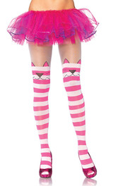 Cheshire Cat Striped Tights
