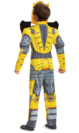 Transformers Bumblebee Child Costume Back view