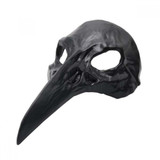 Black Raven Venetian Mask