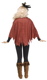 Scary Scarecrow Poncho - 1 Size