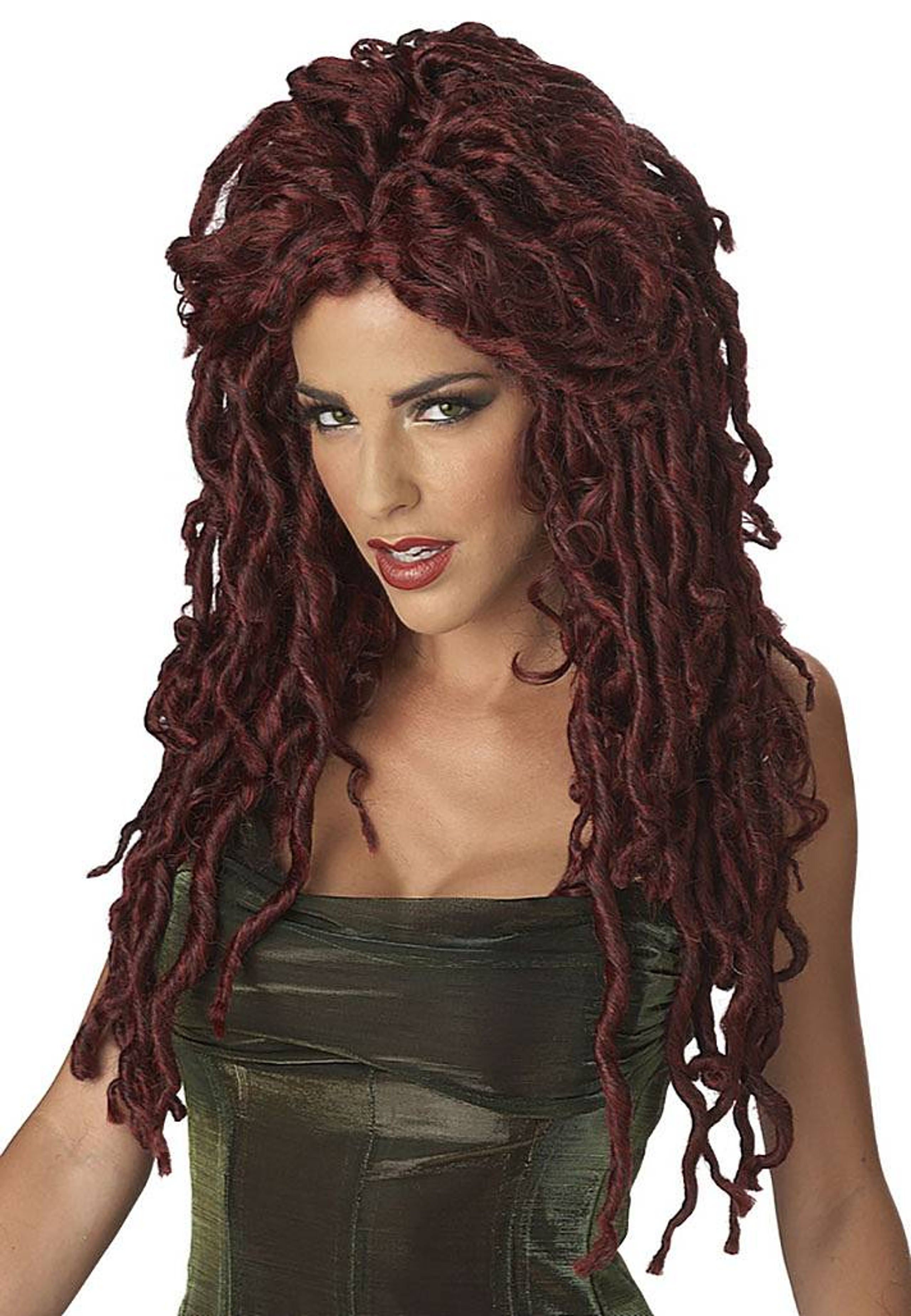 Medusa Burgundy Dreadlock Wig Costume Wigs Oya Costumes