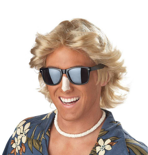70's Feathered Hair Wig Blonde