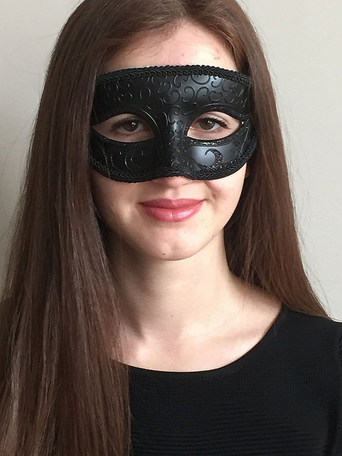 Classic Venetian Mask Black