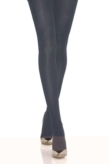 Italiana Gloss Tights - Siyah (Black) – Kahawia Pantyhose