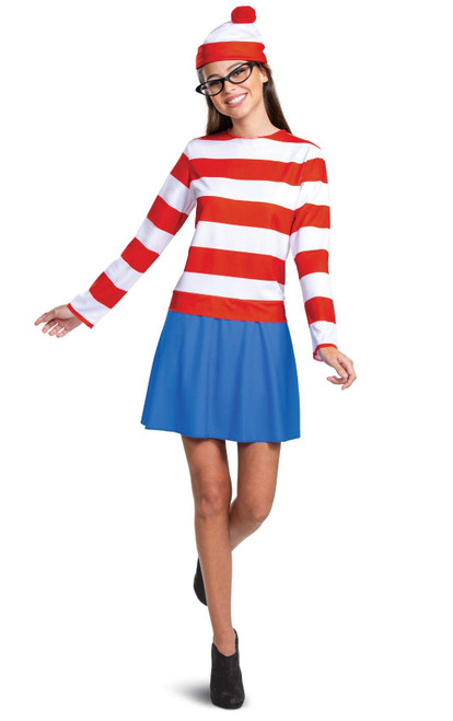 Where's Waldo Adult Wenda Costume For Adults