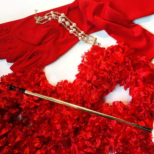 1920s Red Love Kit Woman 1920s Red Love Kit Woman