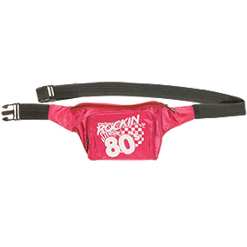 80s fanny pack accessory in pink