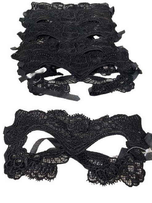 Brocade Lace Mask Black - Set 6