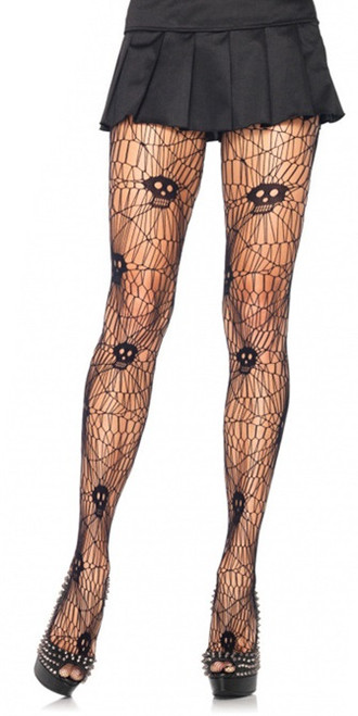 Neon Footless Fishnet Tights 80s Halloween Costume Accessory - Green #6118  - Helia Beer Co