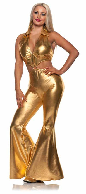 Solid Gold Disco Women Costume