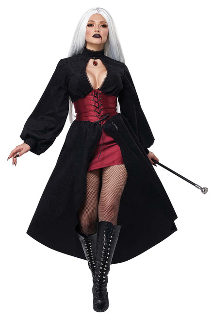 Vampire Corset Coat Womens Costume