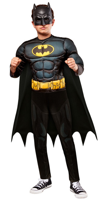 Batman Child Muscle Chest Costume