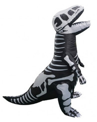 T-Rex Skeleton Inflatable Adult Costume