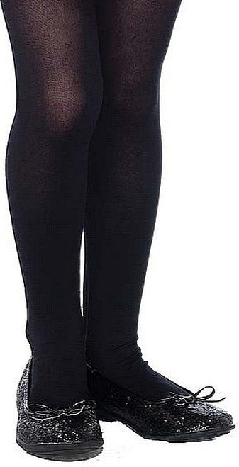 Sparkle White Girls Tights