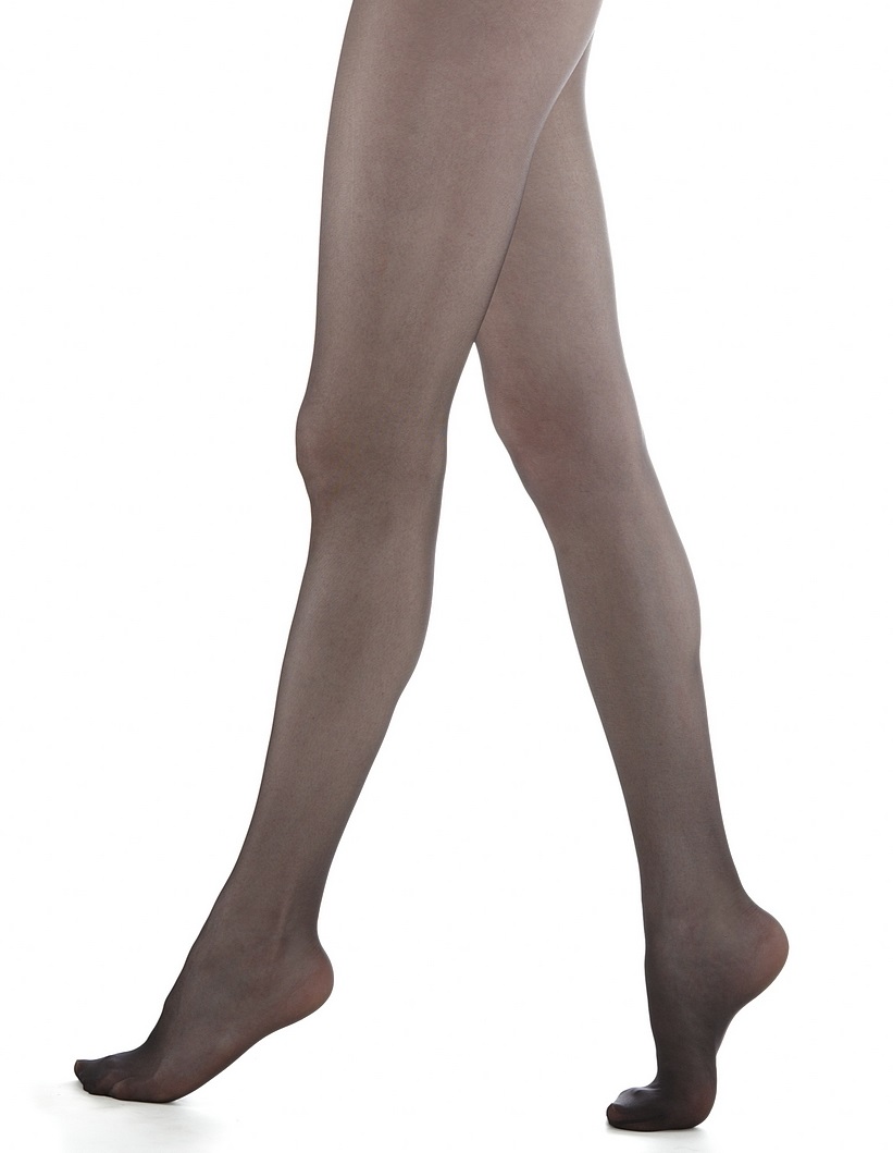10 Denier Ultra Sheer Control Top Pantyhose with Sandalfoot