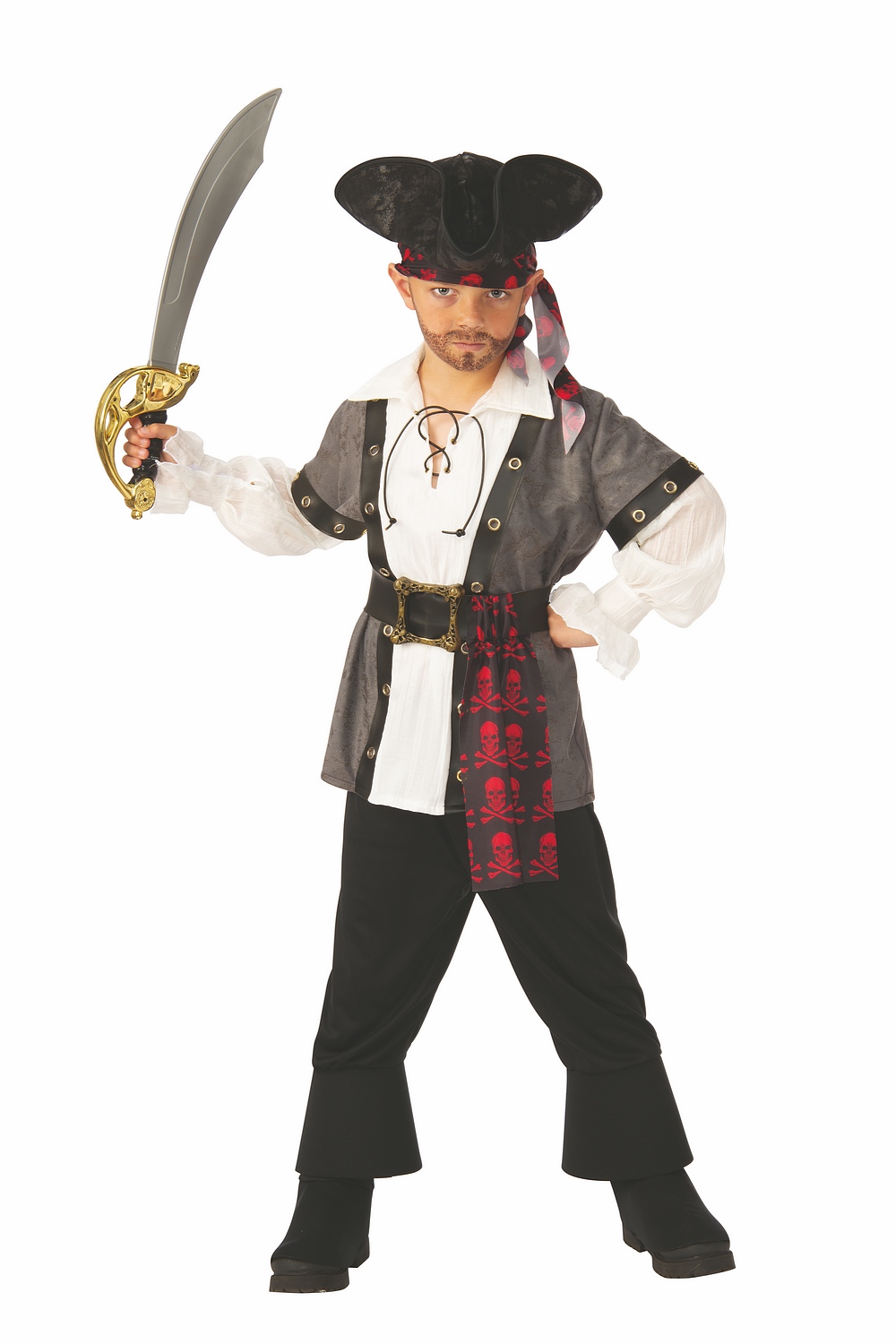 Free Boy Captain Hook Costume Fancy Dress ID:885629